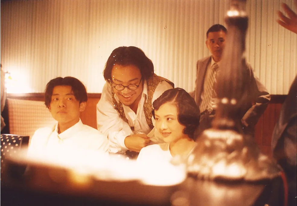 《天馬茶房》卡司眾星雲集。圖左起：林強、葉天倫、蕭淑慎。鴻聯國際開發股份有限公司提供