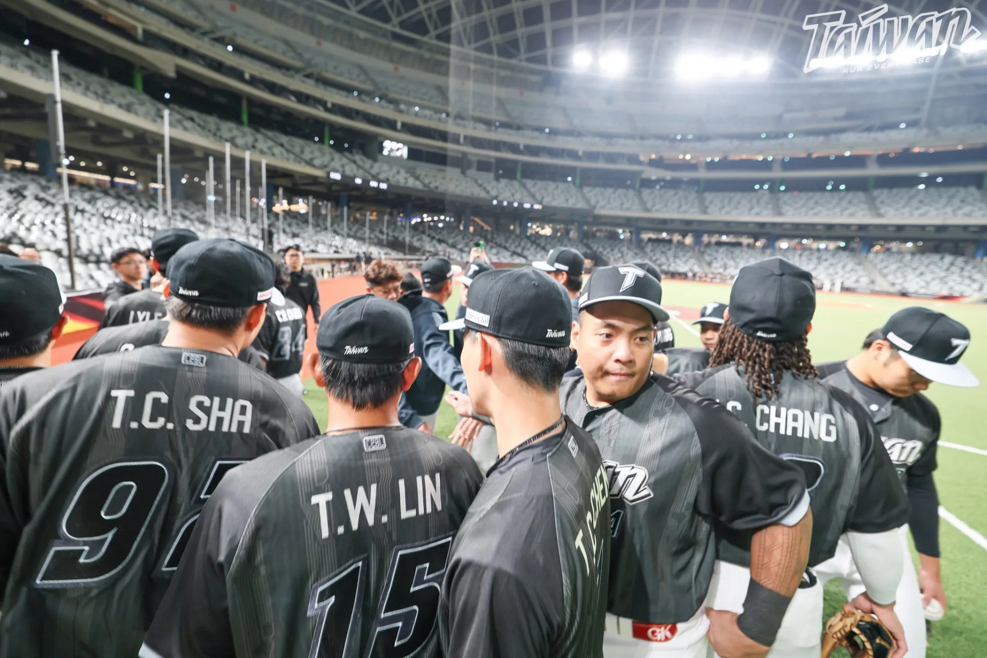 WBC台灣隊近日在大巨蛋展開熱身賽。翻攝自CPBL 中華職棒臉書粉絲專頁