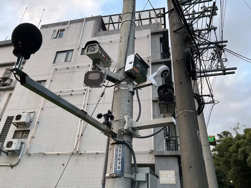 固定式稽查設備。縣府提供
