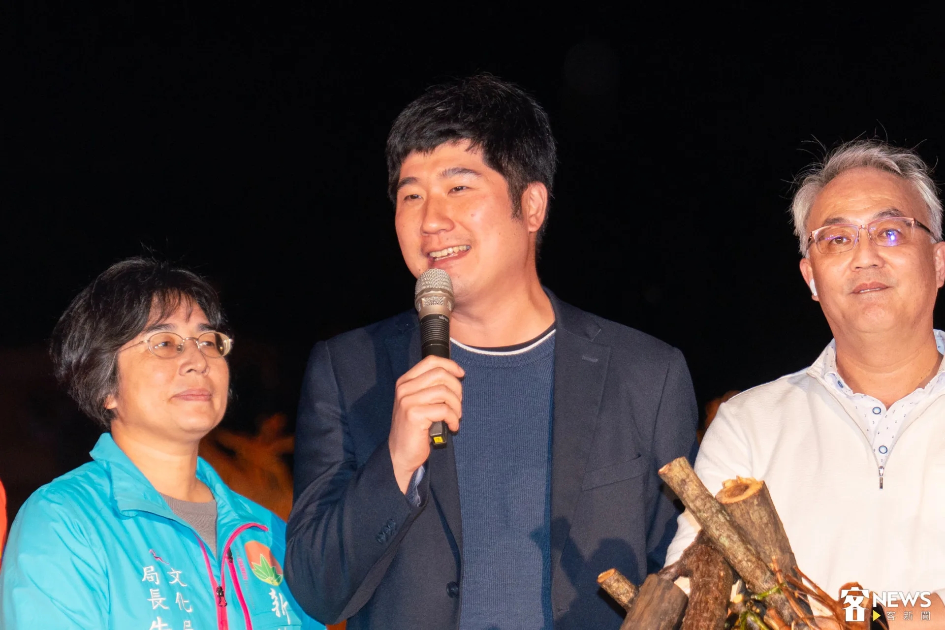 客委會副主任委員邱星崴邀請大家多多到北埔、到各地客庄「行行尞尞(走走逛逛)」。朱愷元攝