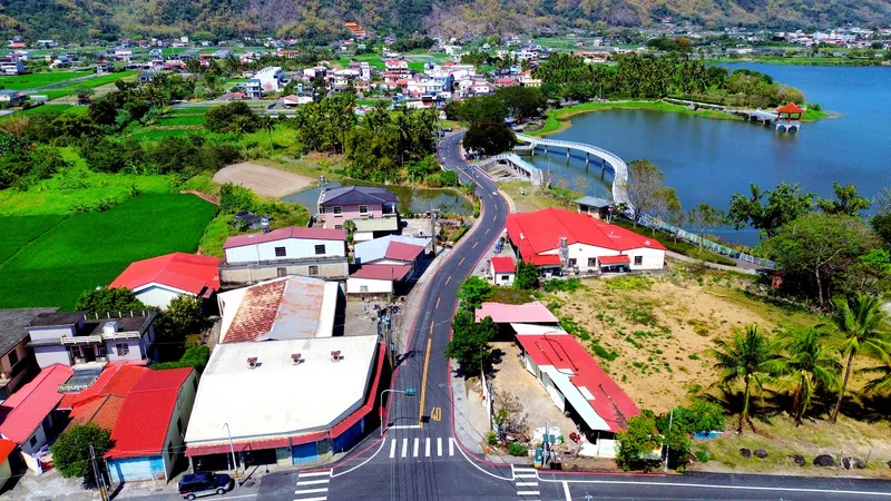 改善美濃湖周邊道路　採低碳再生瀝青混凝土翻新