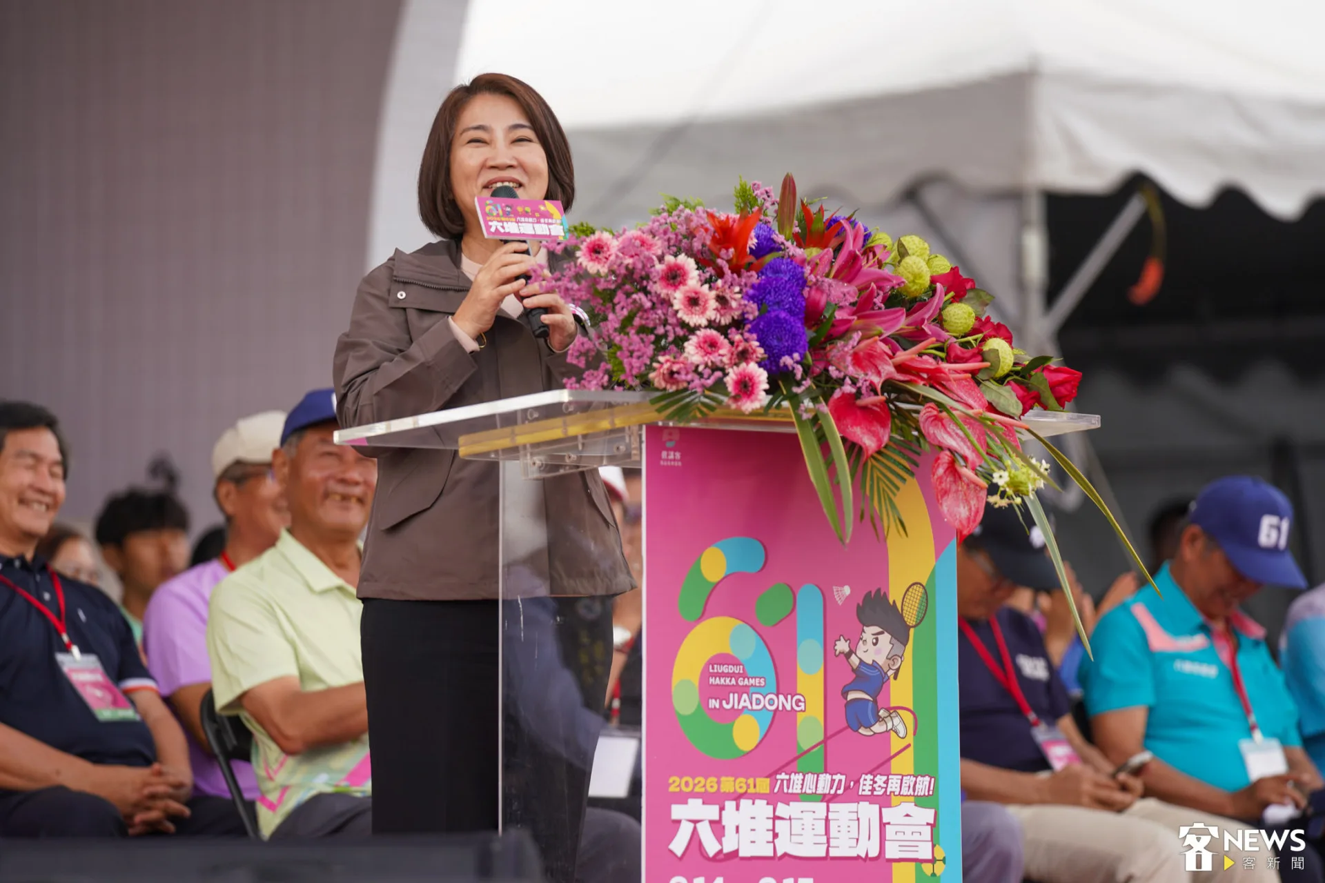 屏東縣長周春米表示,近幾週屏東的客家文化活動非常精彩。朱愷元攝