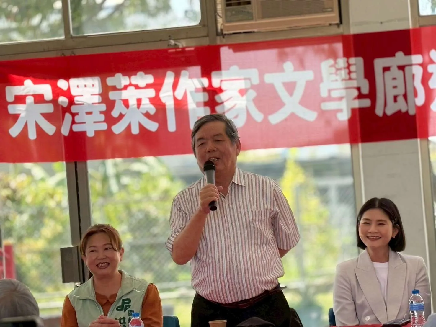宋澤萊受訪時提到,由私人、個人作家出發的文學廊道其實不多,期盼拋磚引玉,讓未來有更多作家跟著在後面做,讓台灣成為一個更有文學氣質的國家。雲林縣政府提供