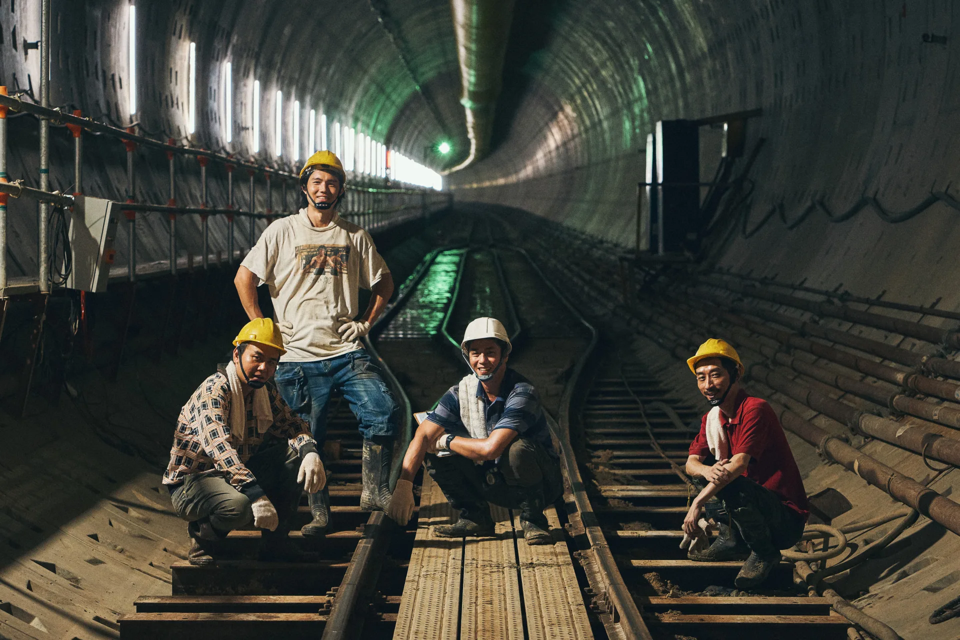 《都市開基祖》的「工地F4」。客家電視台提供
