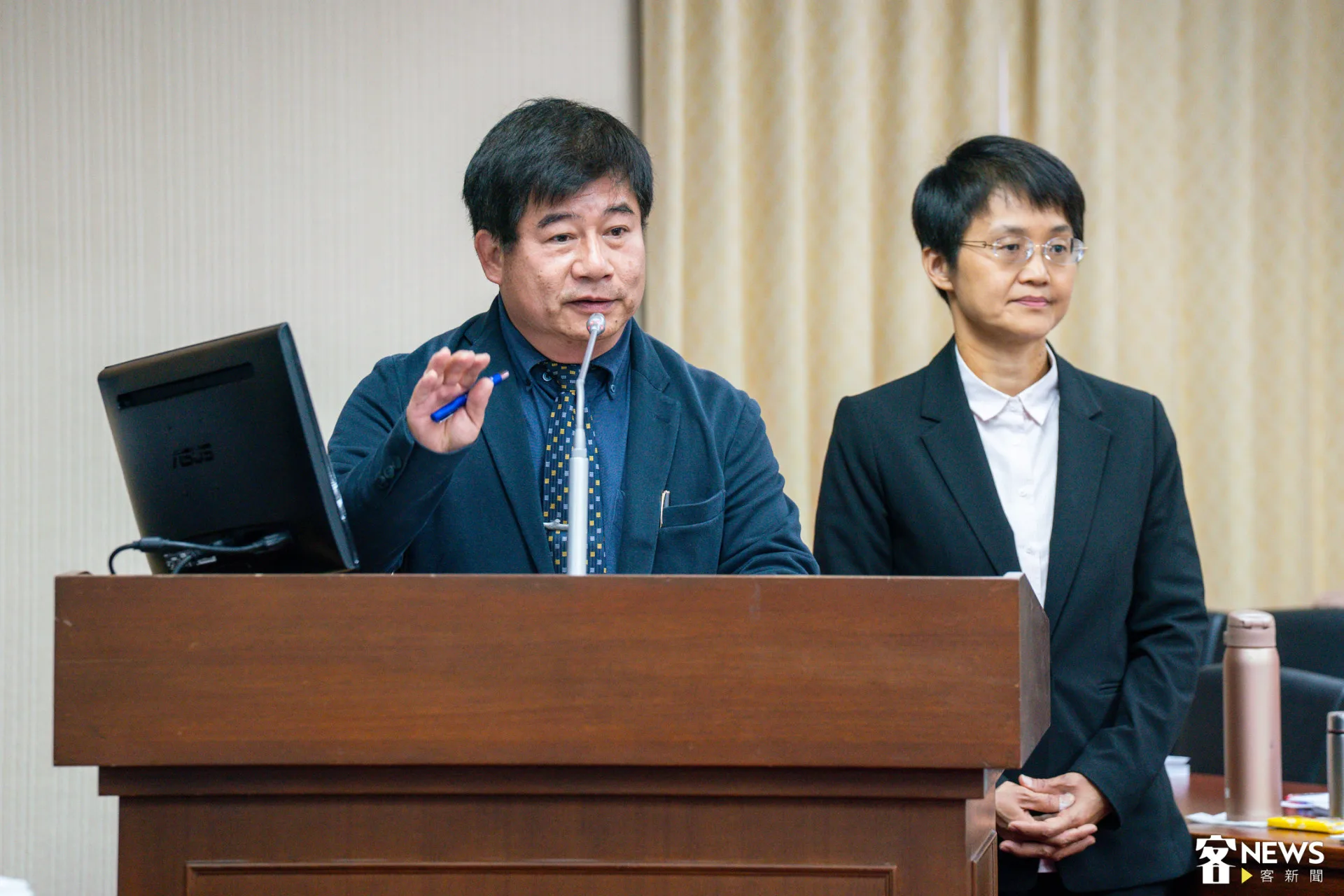 客傳會董事長宋廷棟（中）指出，一部電影在於文化面向、歷史面向以及情感記憶面向，有許多無法用票房計算的價值。朱愷元攝
