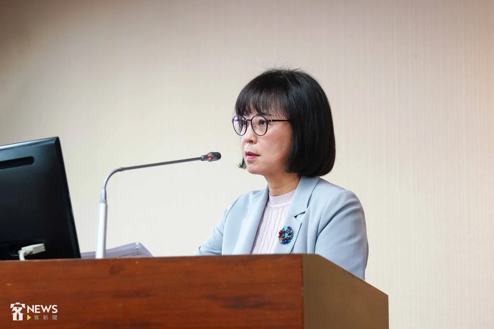 民進黨立委林月琴認為，伯公照護站必須從規模擴張走向實質深化。朱愷元攝