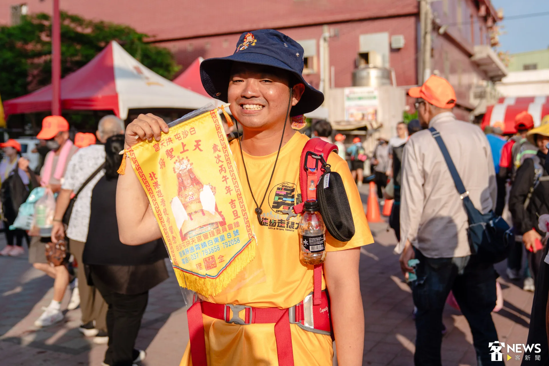 34歲的馬來西亞人林稚俊,今年第五年終於徒步走完全程。范修語攝