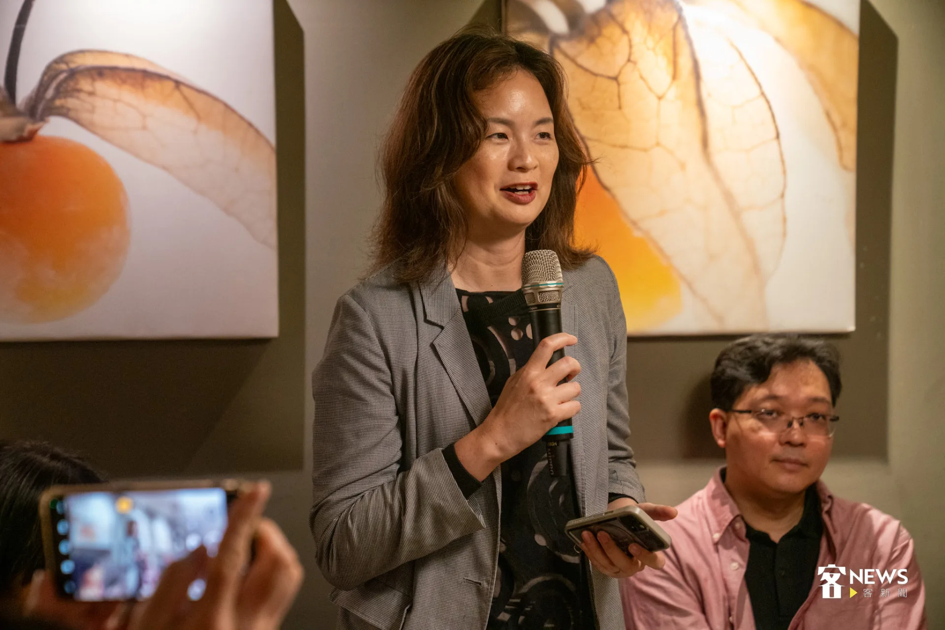 作曲家李元貞說,希望〈美濃之道〉呈現客庄自然永續、生活安定的大道。李宥妍攝