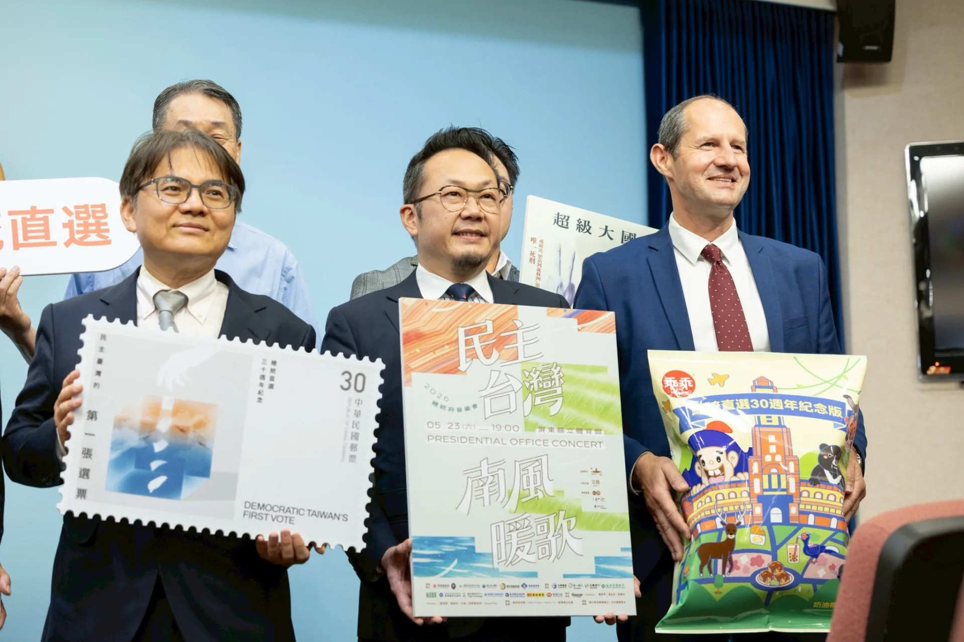 總統府啟動「總統直選30週年」系列活動,邀國人共同見證台灣民主發展里程碑。總統府提供