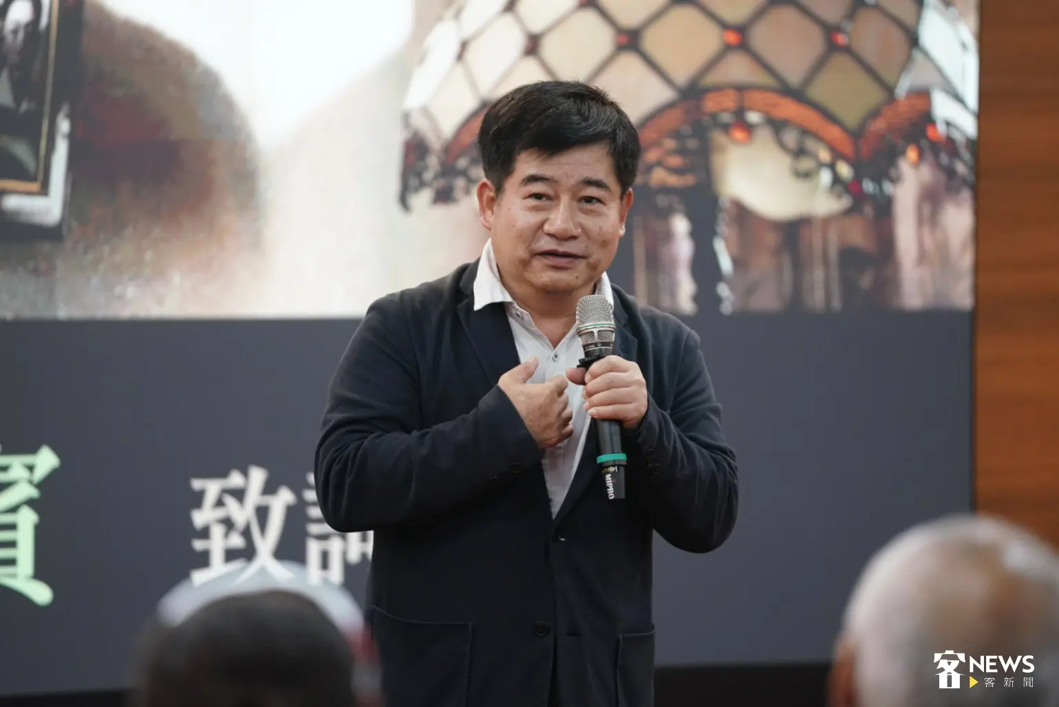 客家公共傳播基金會董事長宋廷棟表示,能獲得多項的入圍肯定,就表示這兩部客家電影的幕前、幕後團隊是很用心在製作。范修語攝