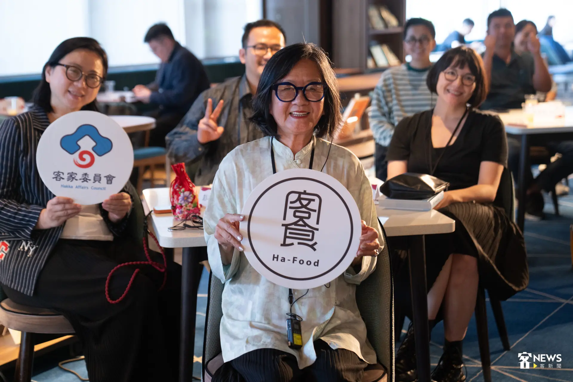 澳洲西澳大學飲食史學者Cecilia Leong-Salobir受邀來台，分享全球客家飲食研究。蔡依璇攝