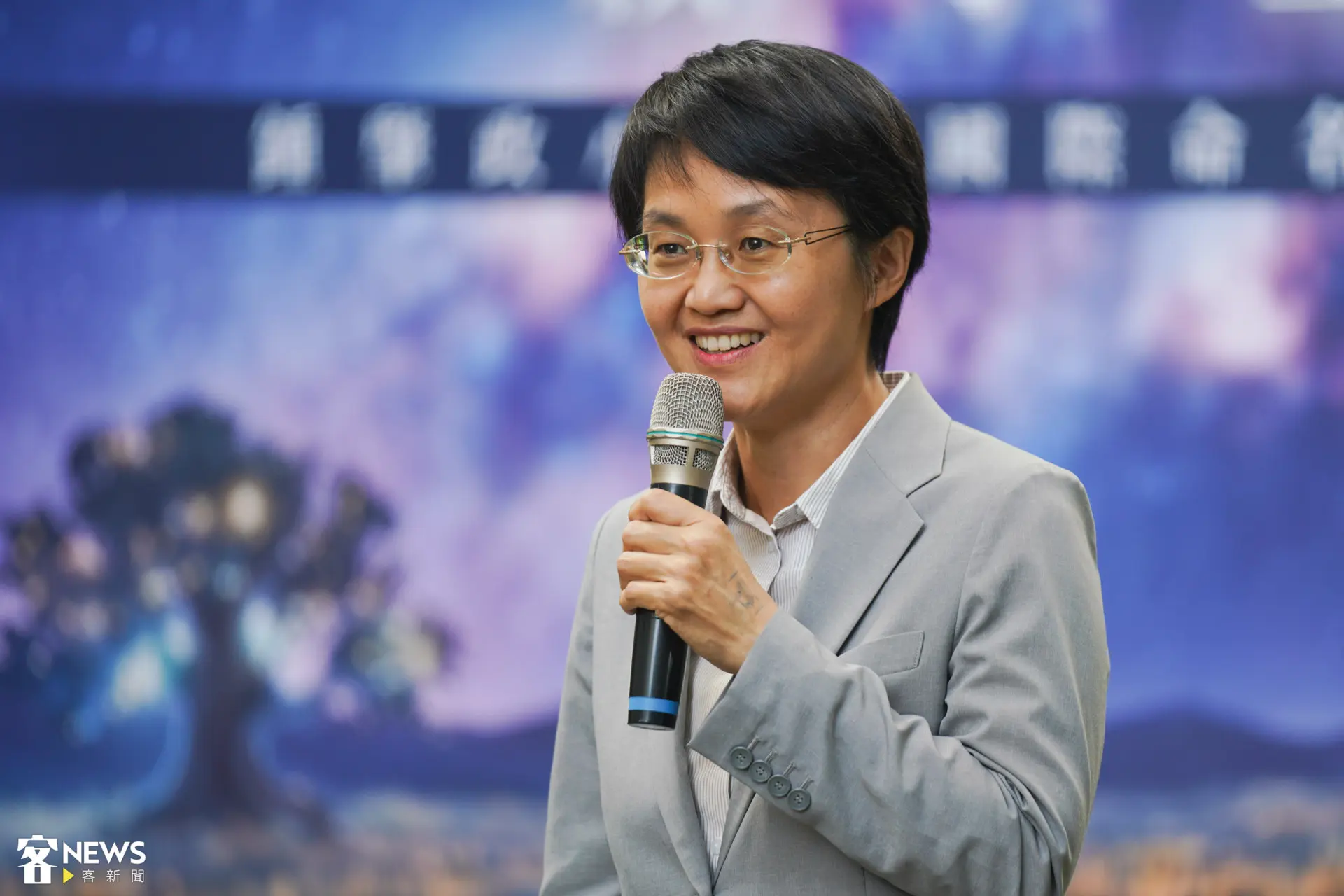 古秀妃表示，文學與科學大不同，但是結合在一起卻有獨特的意義，希望更多理工人士欣賞客家文學之美。朱愷元攝