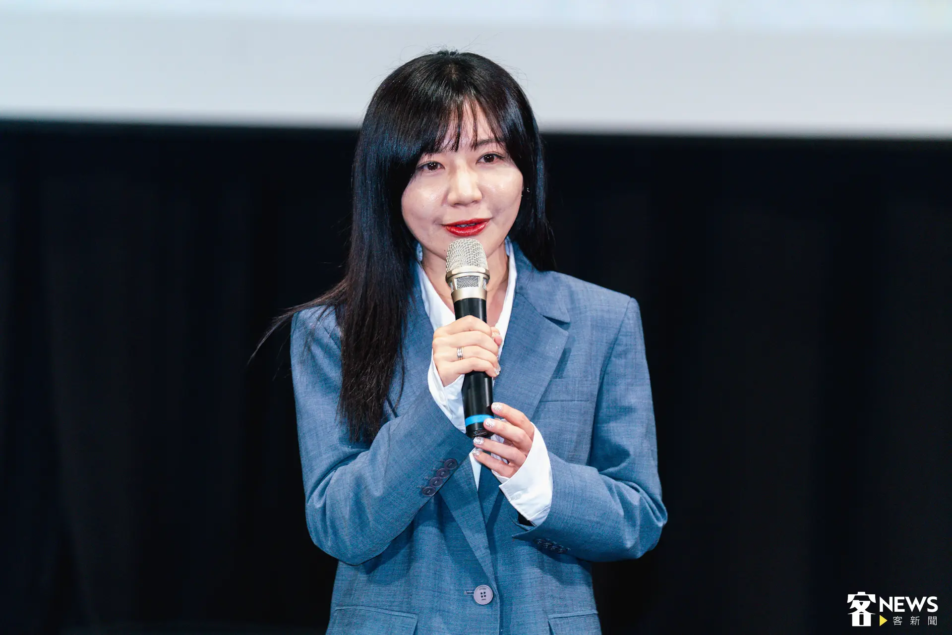 立法委員吳沛憶致詞表示,希望未來台灣社會能夠更支持共融的環境,因為藝術文化創作不僅帶來精神上的涵養,也是生活中重要的動力。。朱愷元攝