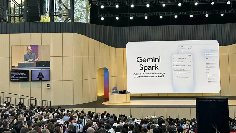Google在I/O年度開發者大會發布Gemini Spark個人AI代理，一般用戶也能使用代理功能執行任務。中央社