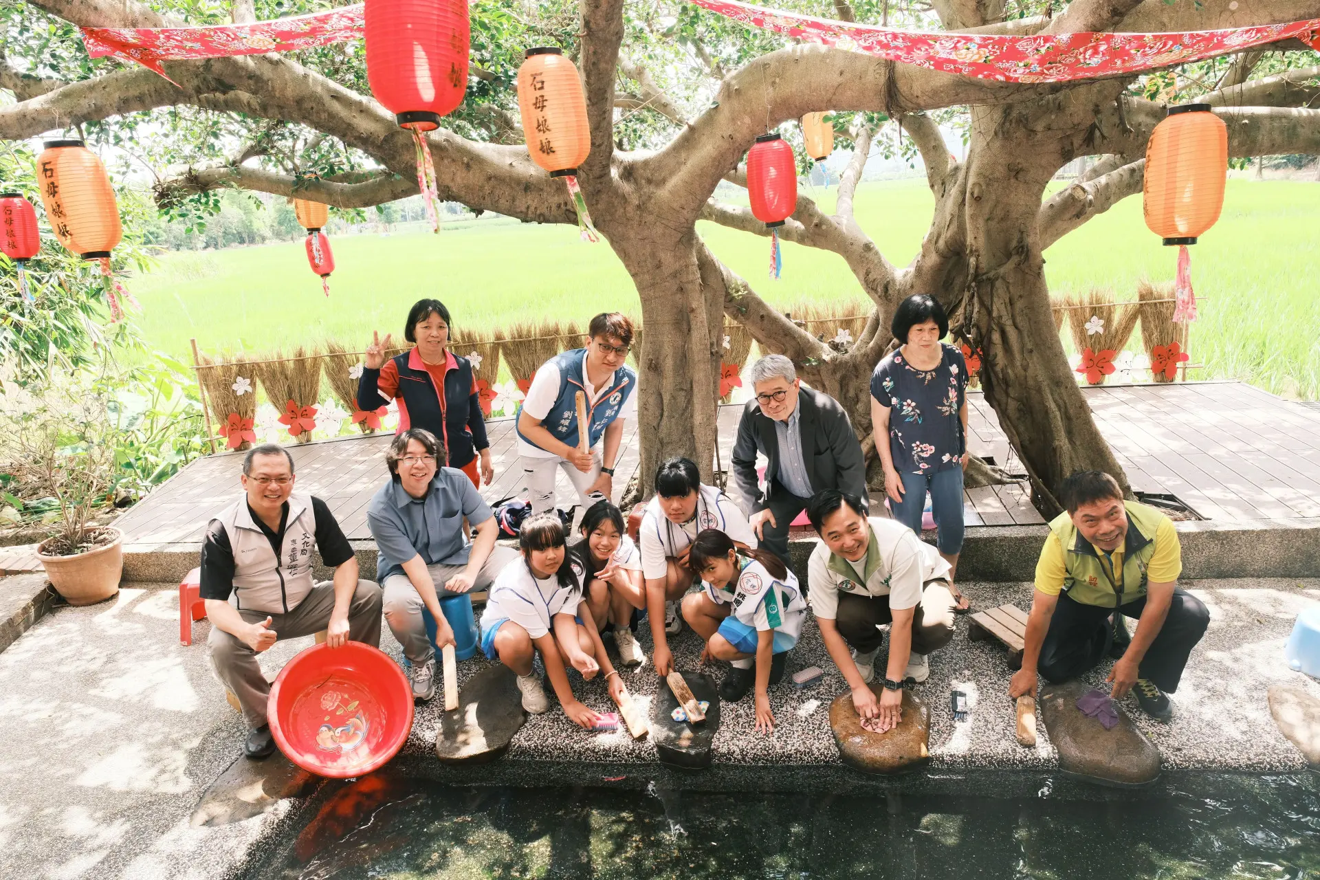 「故事箱裡的湧泉記憶」 展現八德霄裡浣衣文化及地方生活脈絡。桃園市文化局提供