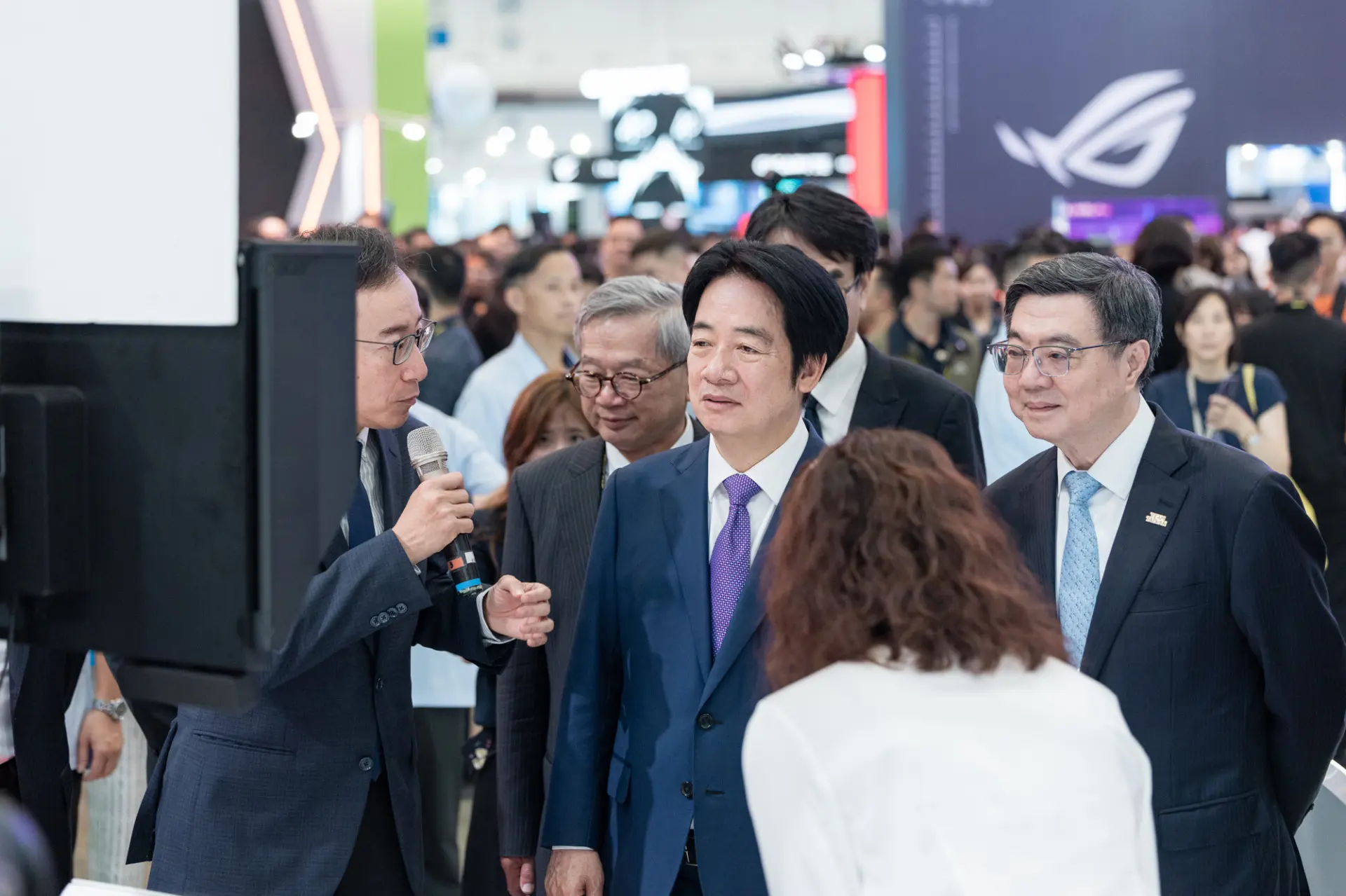 總統賴清德出席2026台北國際電腦展（COMPUTEX）開幕典禮。總統府提供