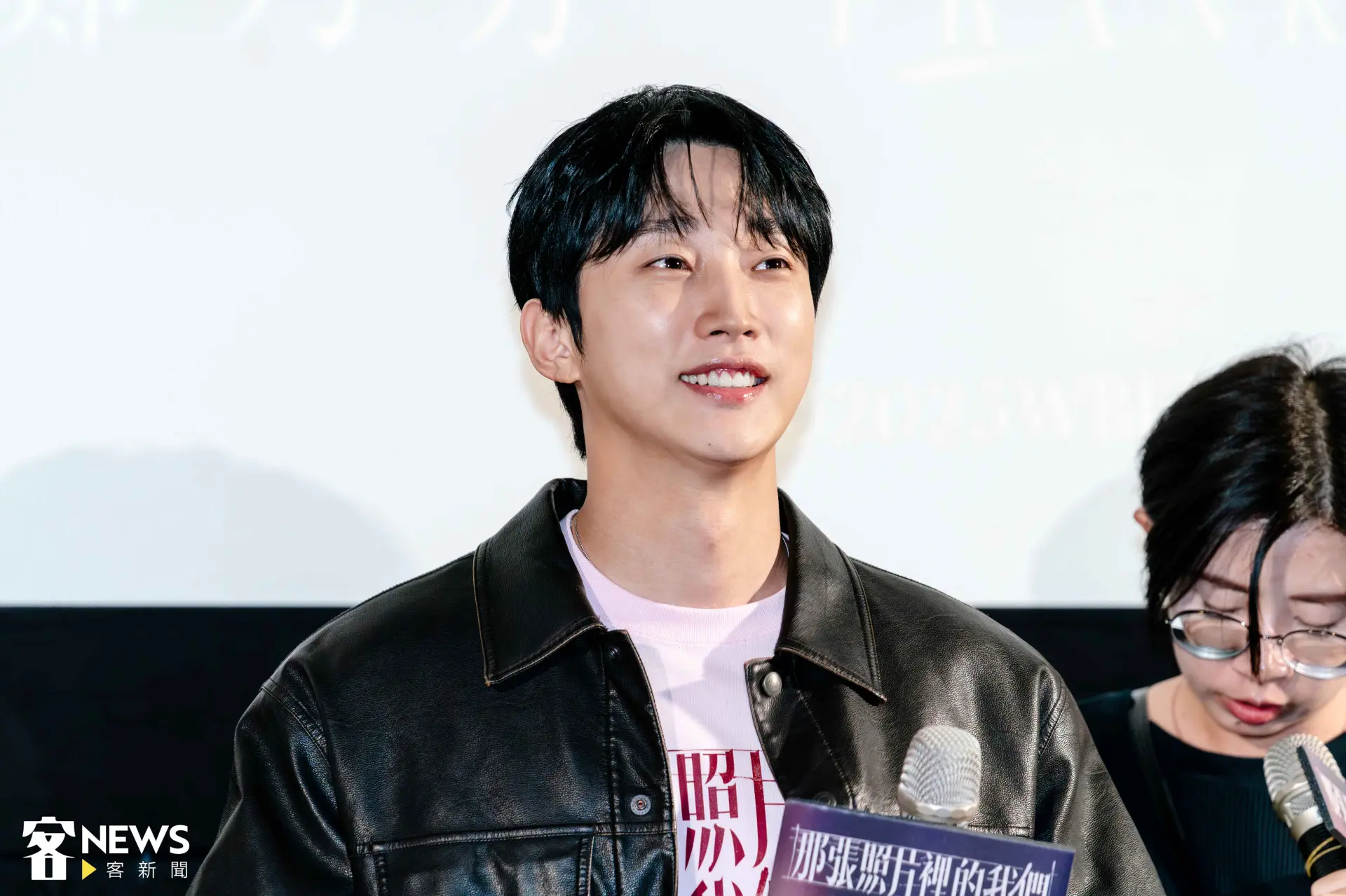 韓星振永讀了五遍《那張照片裡的我們》劇本、哭了五遍後主動爭取加入。圖為振永去年底來台參加電影首映。朱愷元攝