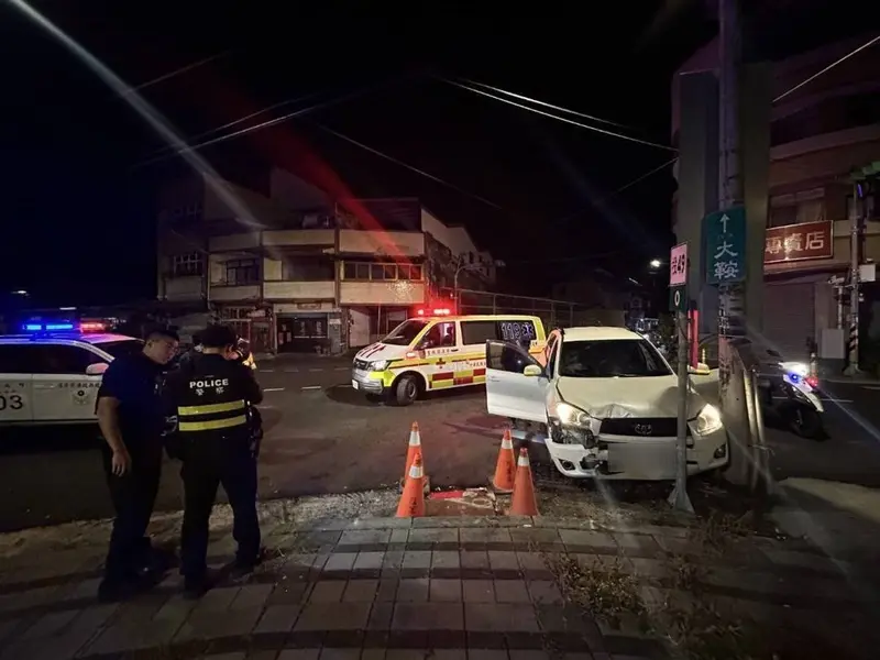 林姓男子日前毒駕自撞，被南投縣警察局竹山分局查獲，移送南投地方檢察署複訊後，檢察官諭令限制住居，不料林男獲釋再度毒駕自撞落網，檢方依反覆實施犯罪之虞等要件，向法院聲押獲准。<br />（民眾提供）