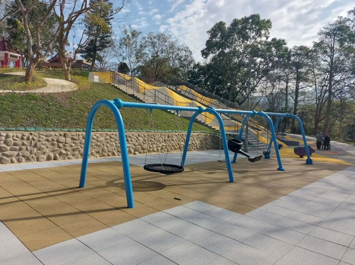 關西鳴鳳公園3期改善工程完工,6月11日舉辦完工典禮。截圖自關西鎮公所臉書
