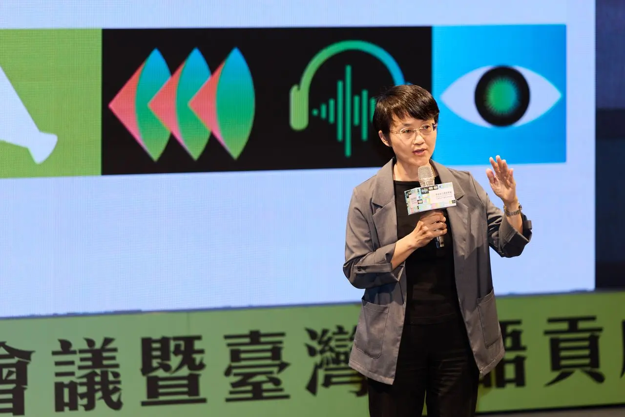 客委會主委古秀妃表示，語言復振需要大家共同打拚，期待下一屆能邀請輝達黃仁勳執行長與會分享他的台灣話經驗。客家委員會提供