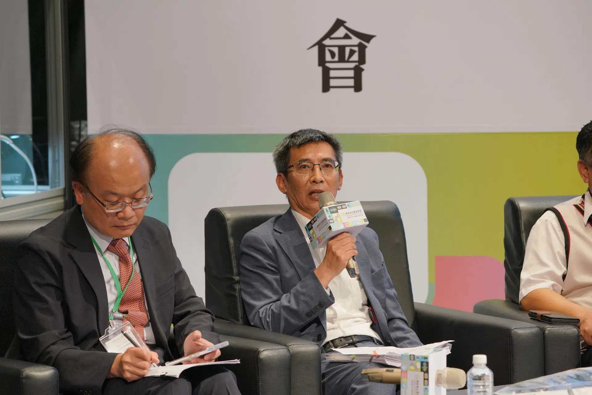 客委會主任秘書吳克能表示，下階段將目標鎖定在提昇「開口率」。廖文琪攝