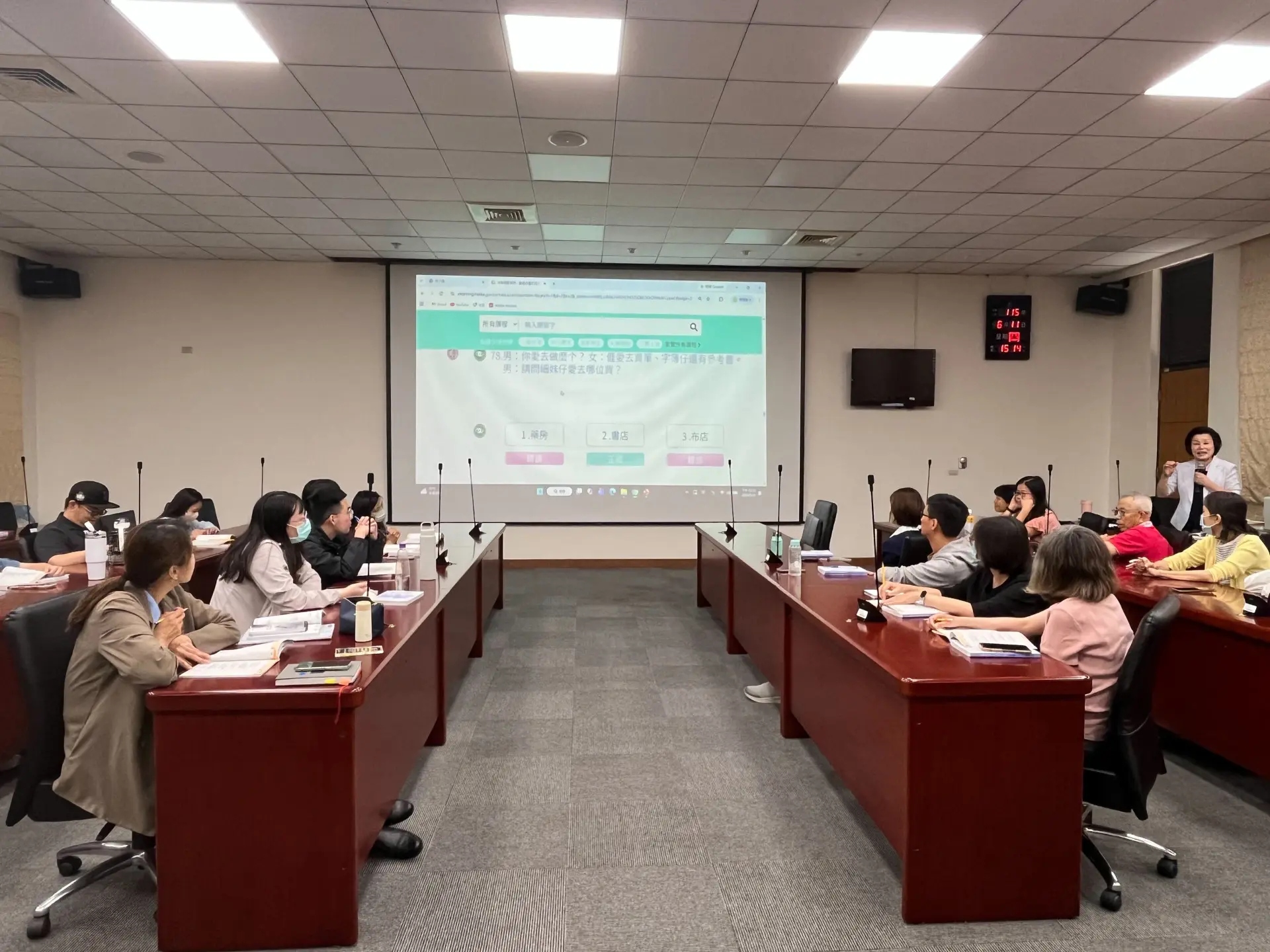 新竹縣政府推動客語傳承，透過教學觀摩強化第一線教師專業知能。新竹縣府提供