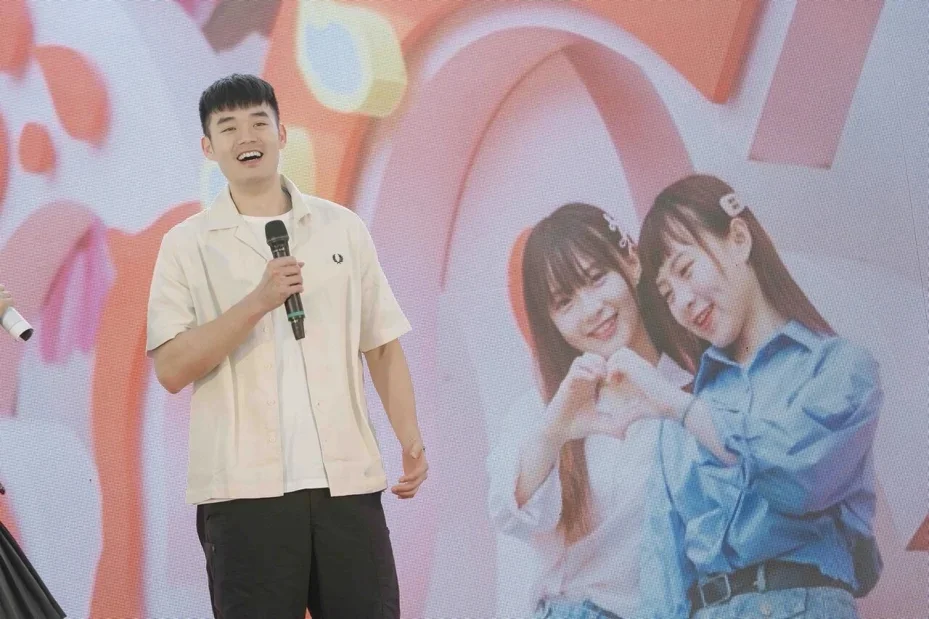 王齊麟擔任大隘三鄉運動會活動宣傳大使。寶山鄉公所提供