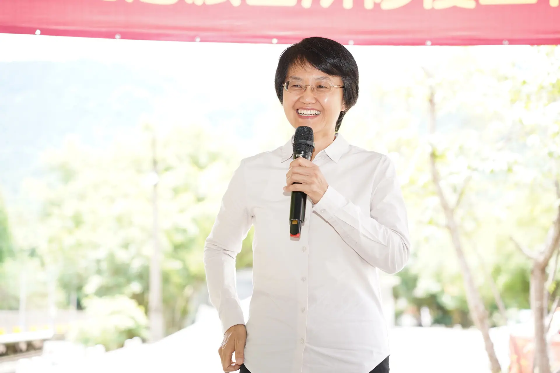 客委會主委古秀妃表示,會全力支持客庄老屋修復,把珍貴的建物、記憶與歷史文化,留給下一代。新竹縣政府提供