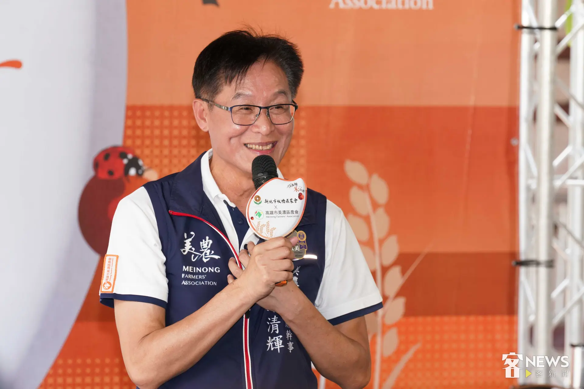 美濃區農會總幹事鍾清輝表示，美濃高雄147好吃的祕密在於品種、品質與品牌堅持。李台源攝