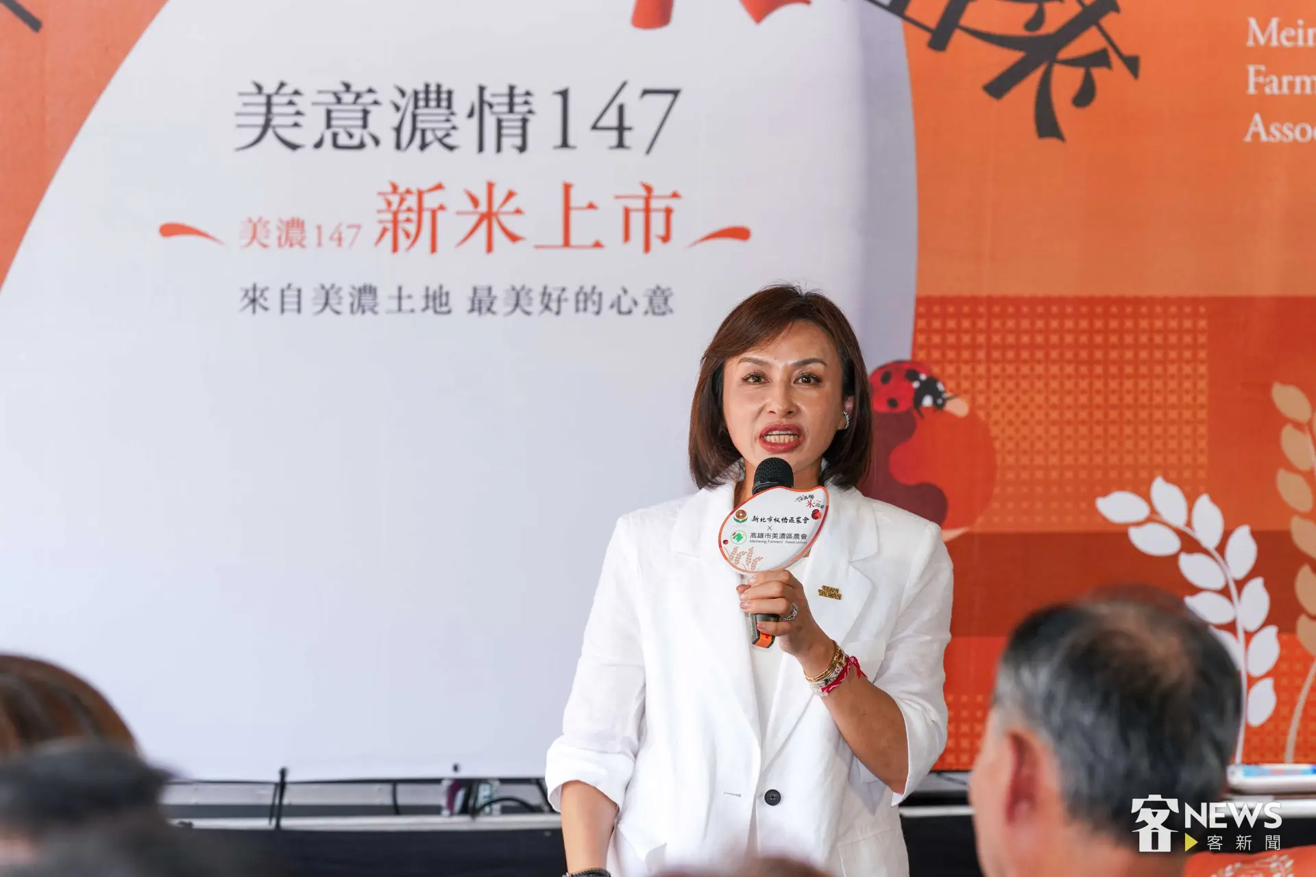 民進黨立委邱議瑩表示，希望蘇巧慧當選新北市長後，在新北設置高雄農產專區，讓北部朋友知道高雄農特產有多棒。李台源攝