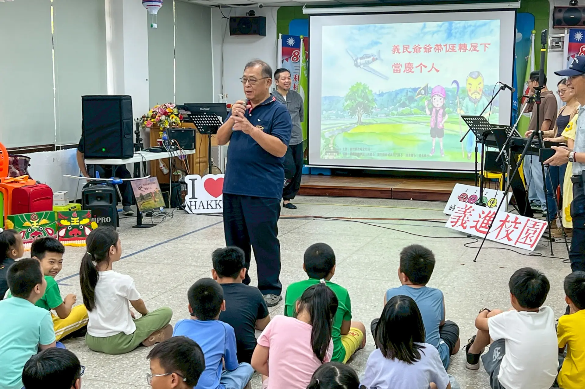 褒忠亭義民廟大茅埔祭典區總爐主吳家潮。打幫你樂團提供