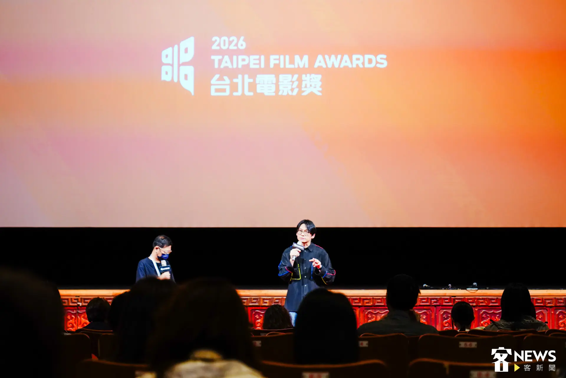 導演鄭乃方今（29）天出席台北電影節映後座談，和上百位觀眾分享電影幕後故事。朱愷元攝