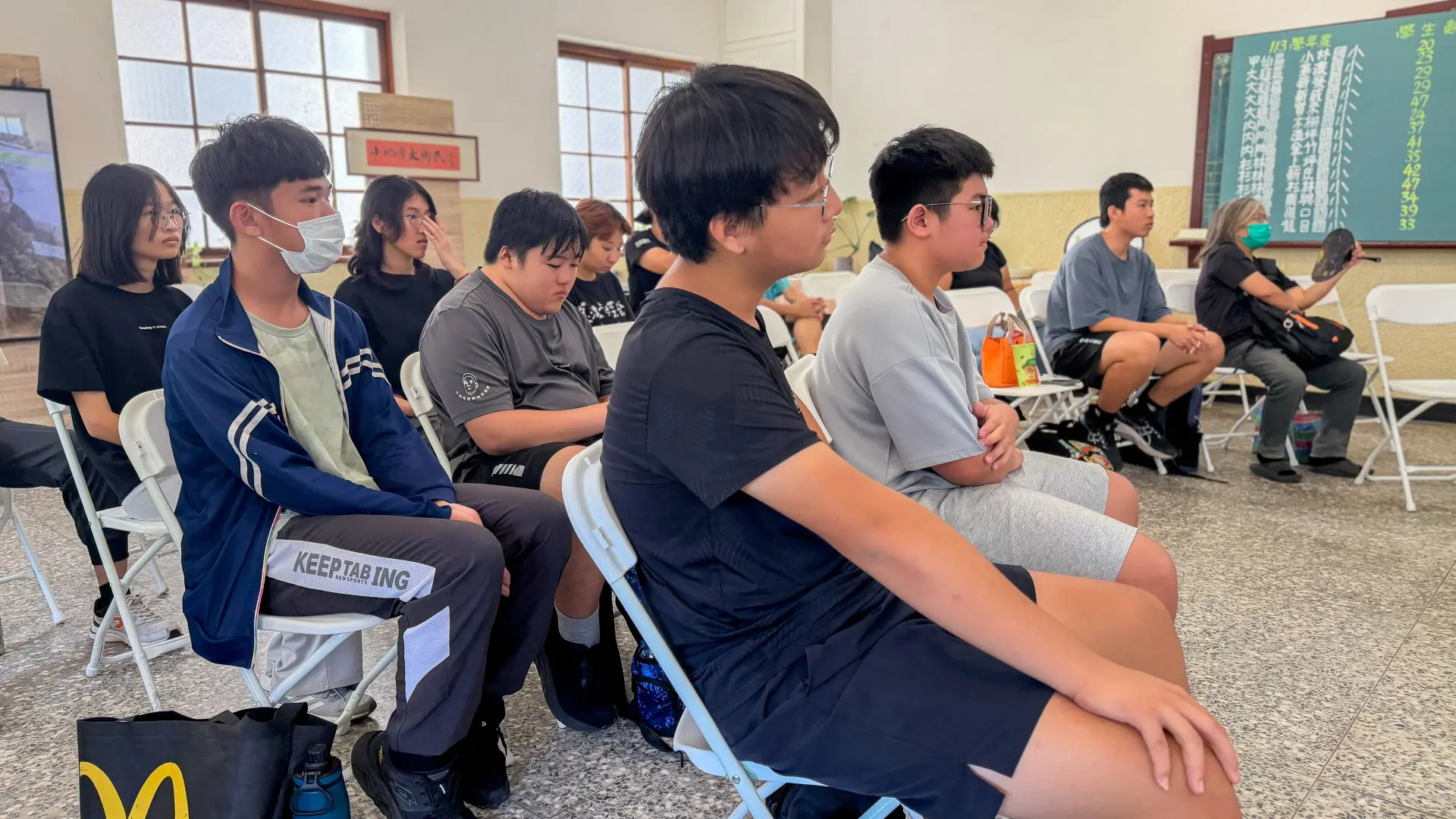 在美濃，客家八音的校園傳承以福安國小、美濃國中和龍肚國中為主。李慧宜攝