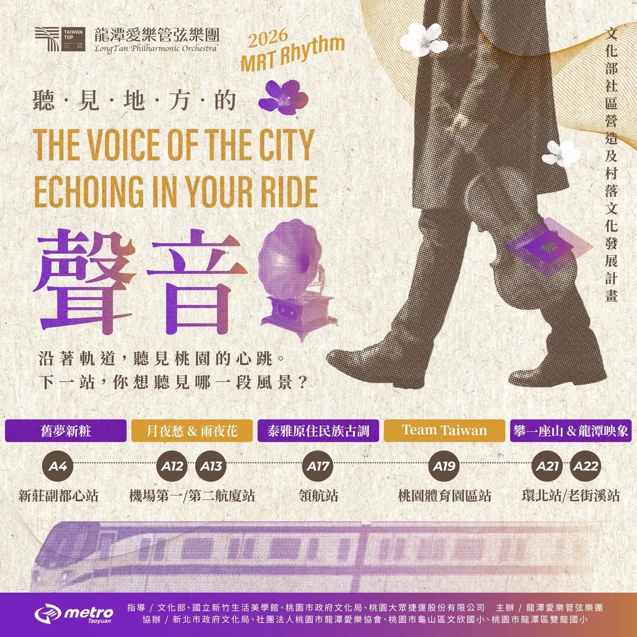MRT Rhythm-聽見地方的聲音。桃捷提供