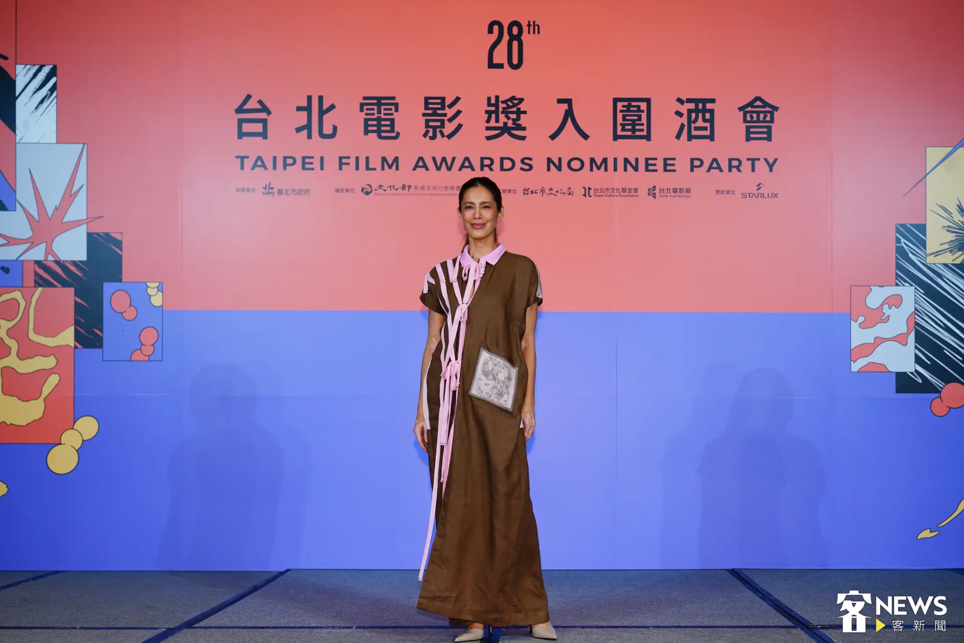 菲律賓影后安潔兒·艾奎諾(Angel Aquino)俏皮喊道「幸運物是我,把我自己帶來了!」朱愷元攝