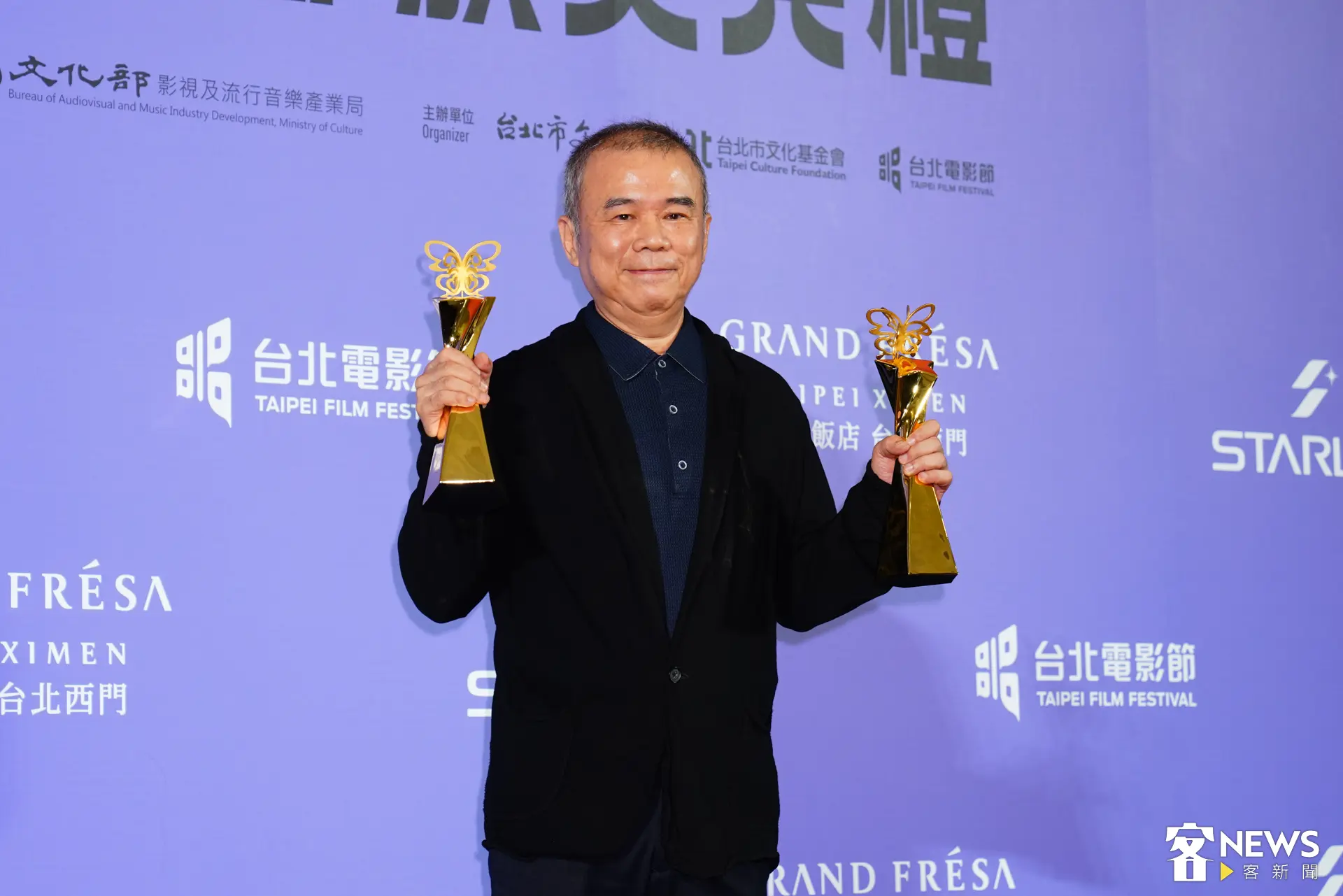 拿下最佳編劇的陳玉勳感性回顧創作歷程，坦言剛入行時「很辛酸、很苦、很窮、很累」，如今隨著年紀增長，反而更能體會創作帶來的幸福。朱愷元攝