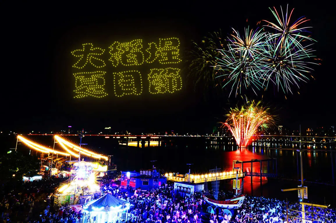 大稻埕夏日節將於7月25日登場,今年結合煙火、無人機展演等活動。示意圖,北市府提供