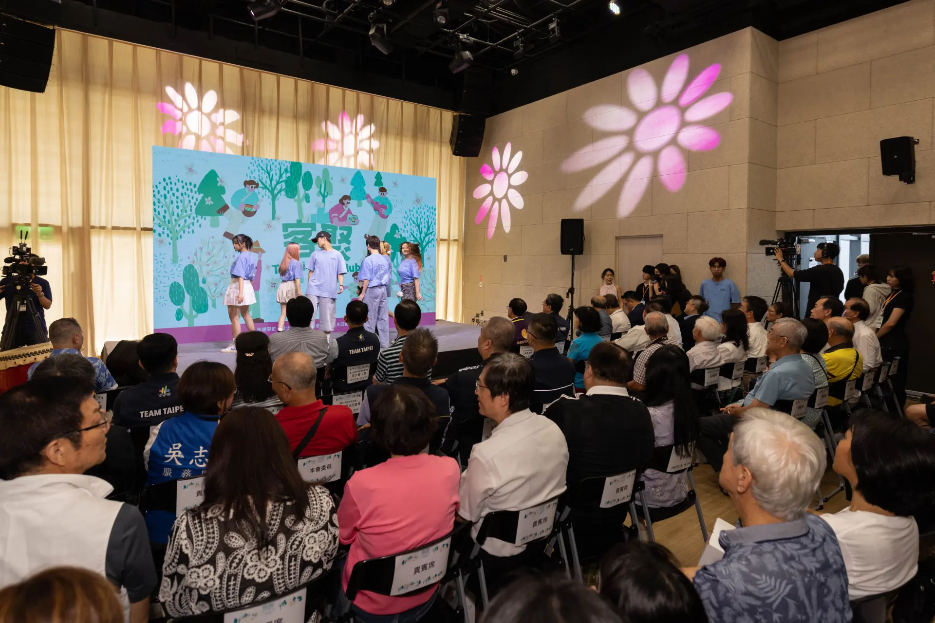 Live House展演空間設置於6樓，也是揭牌典禮的主場館。北市客委會提供