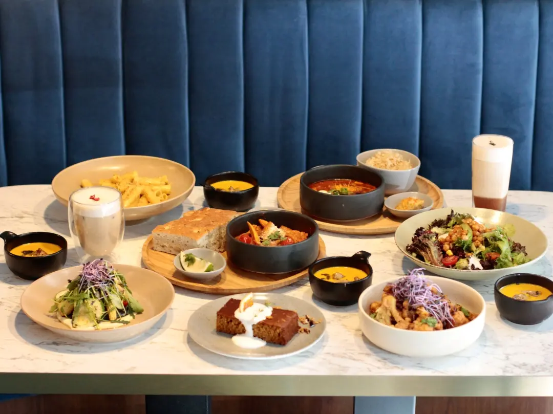 「BaganHood 蔬食餐酒館」結合中西技藝，展期間套餐只要300元。台灣觀光協會提供