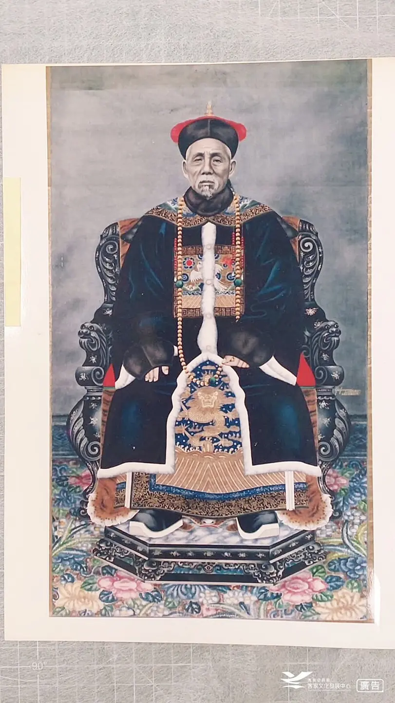 黃滿頭家「痾屎嚇番」在民間廣為流傳，據王幼華研究情節是套用「李文古（固）」故事。圖為黃南球畫像。何來美翻攝