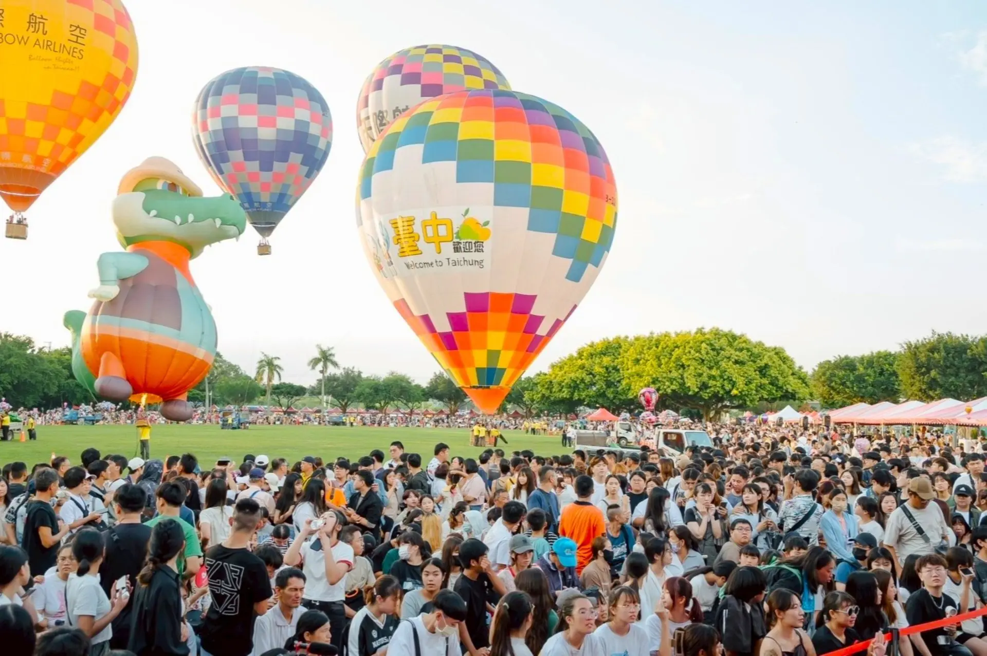 石岡熱氣球嘉年華已成為台中山城最具代表性的夏季品牌活動之一。台中市政府資料照片