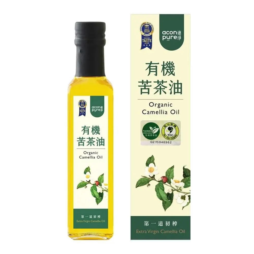 問題油商品「有機苦茶油250 mL(批號26V224XW01)」於棉花田生機園地門市販賣，現已下架。新北市衛生局提供