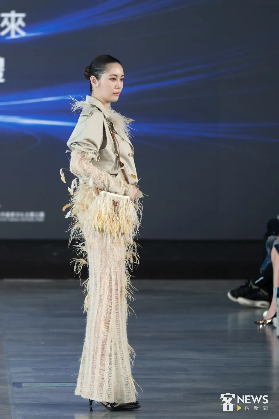 「客家時尚獎 Hakka Fashion Awards」決賽走秀，不少設計師打破客家刻板印象，設計出具現代特色的客家時尚。李台源攝