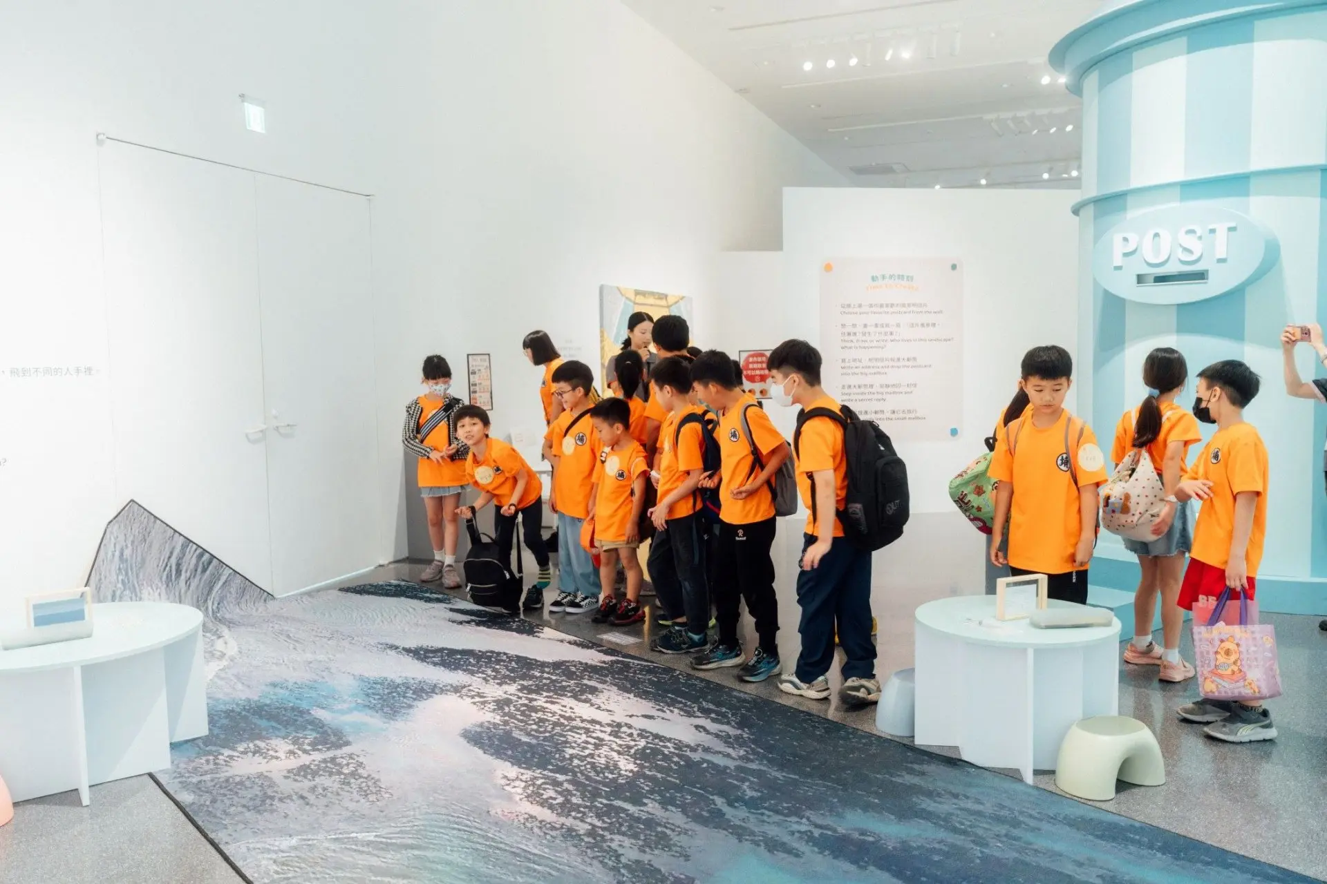 2026年偏鄉參訪桃園市立兒童美術館。劉薳粲攝/桃園市立美術館提供