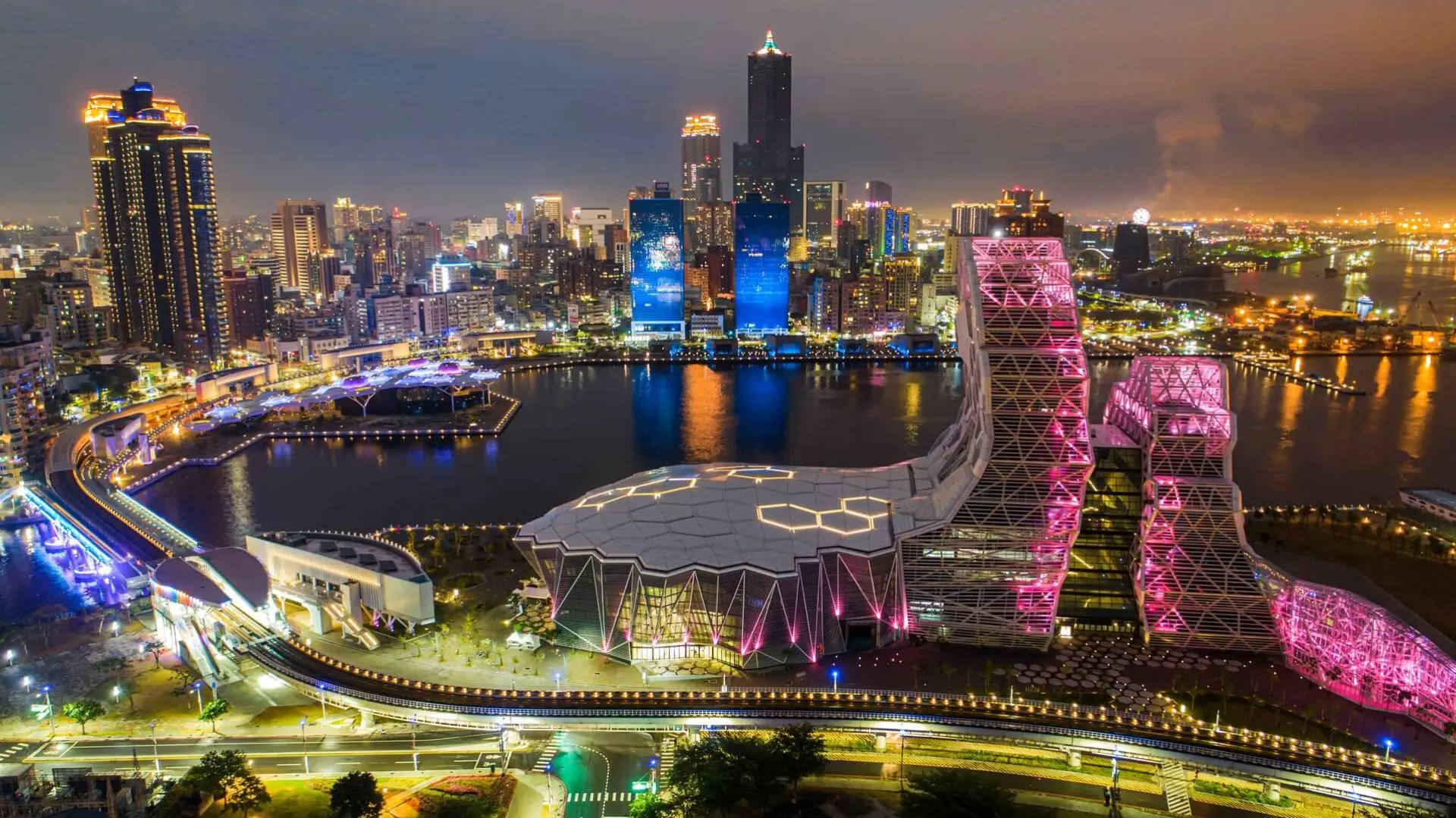 台灣觀光示意圖。翻攝自高雄市政府觀光局