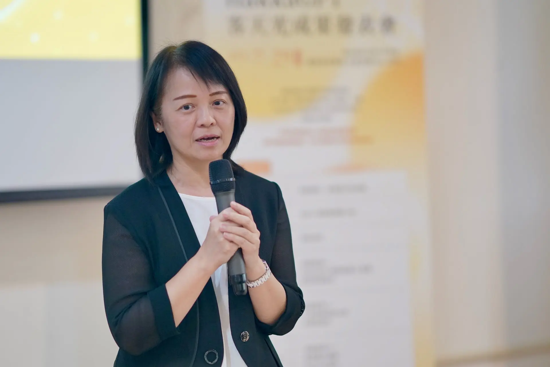 客委會副主委廖育珮表示,客委會投入客語AI的基礎工作已多年,近期更語數發部合作,打造主權AI。莊勝鴻攝
