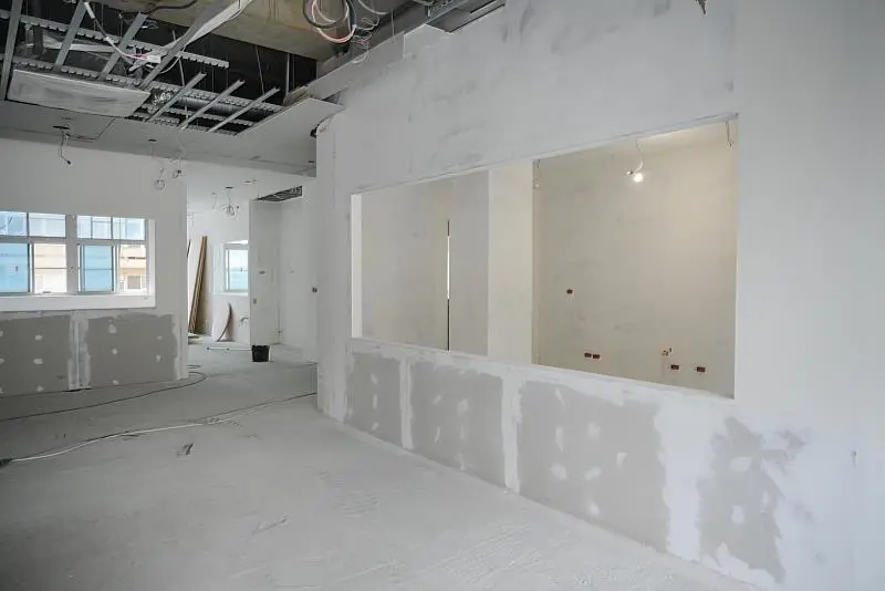室內裝修現場施工情形。新竹市政府提供