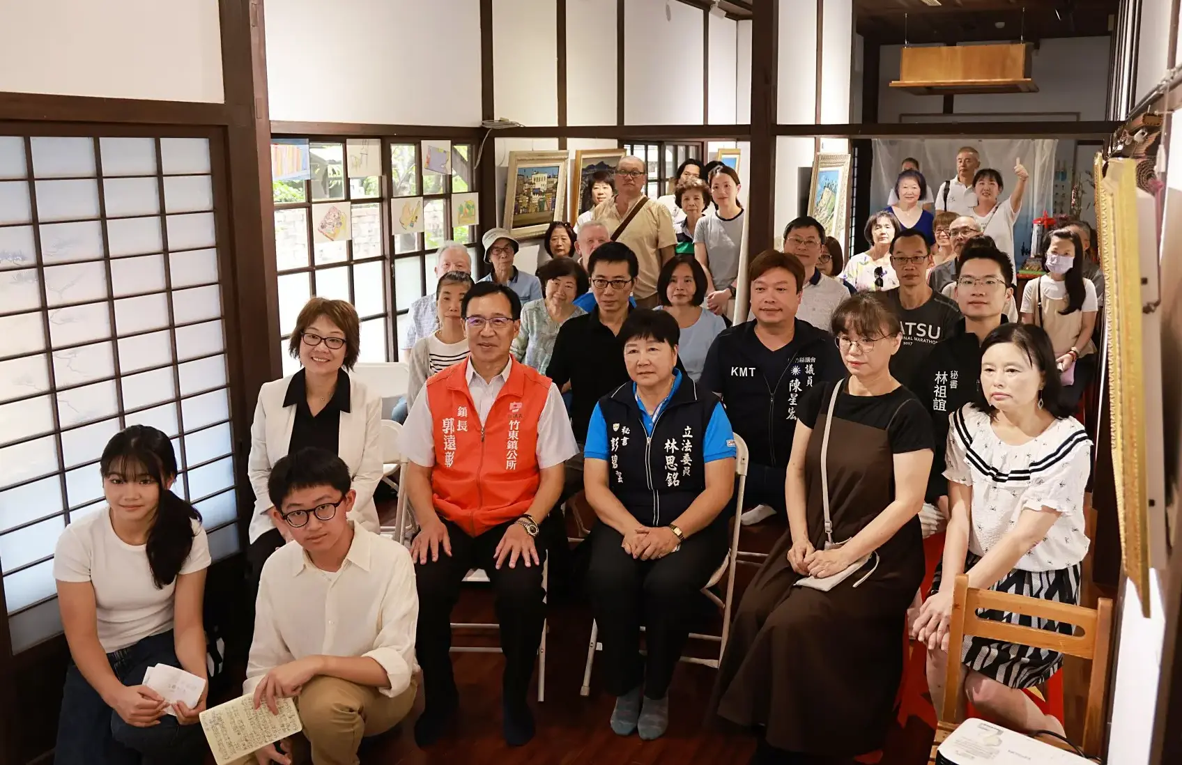 《畫裡的家鄉》劉邦光作品展於蕭如松藝術園區展出。彭雅芳提供