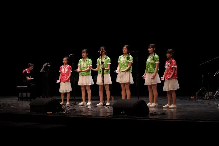 2022客家新曲獎第三名的〈落雨毛仔〉作品，將在本次音樂會再次登台（圖為決賽側拍）。新竹縣政府提供