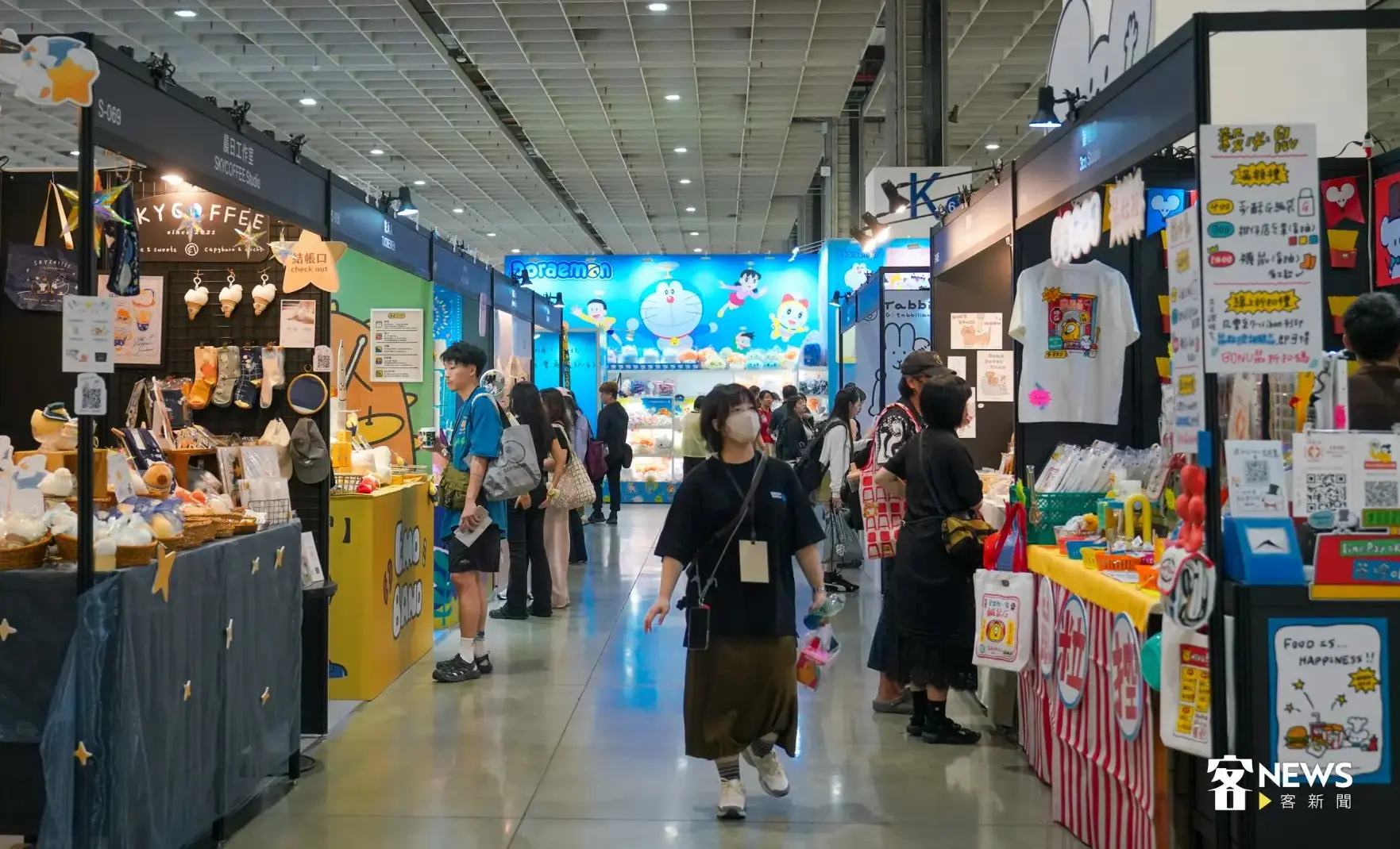 2026台灣文博會品牌商展於台北南港展覽館一館登場，8月6、7日為專業買家日，8月8日至12日則全面開放民眾入場。洪藝晅攝
